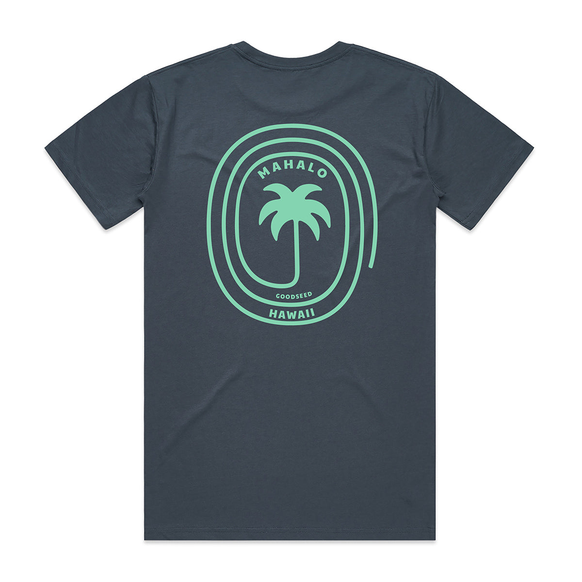Mahalo Tee Petrol Blue – goodseedclothing.com