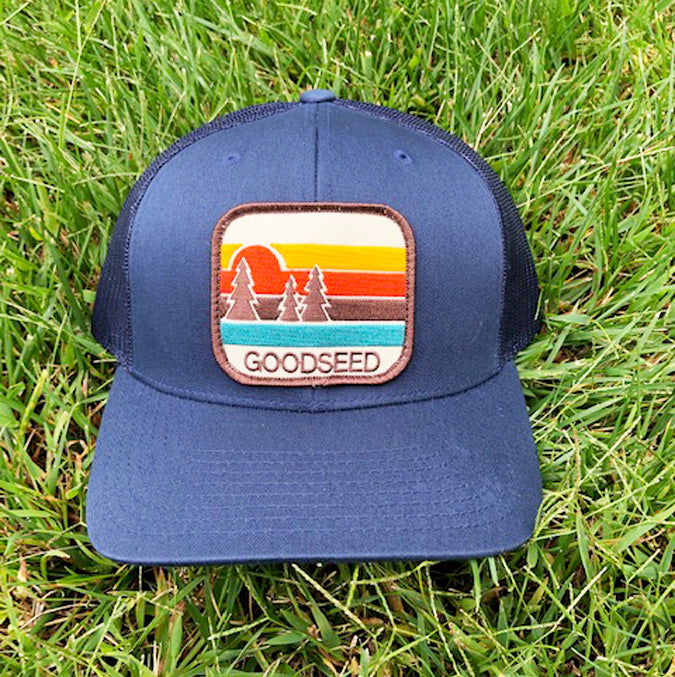 Pacific Pines Trucker Hat Navy