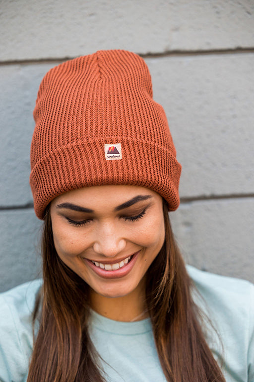 Road Tripper Hemp Beanie Rust